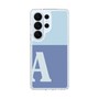 スリムプロテクションケース［ オリジナル - initial two tone - A blue ］