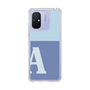 スリムプロテクションケース［ オリジナル - initial two tone - A blue ］