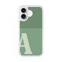 スリムプロテクションケース［ オリジナル - initial two tone - A green ］