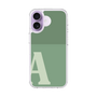 スリムプロテクションケース［ オリジナル - initial two tone - A green ］