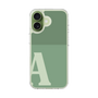 スリムプロテクションケース［ オリジナル - initial two tone - A green ］