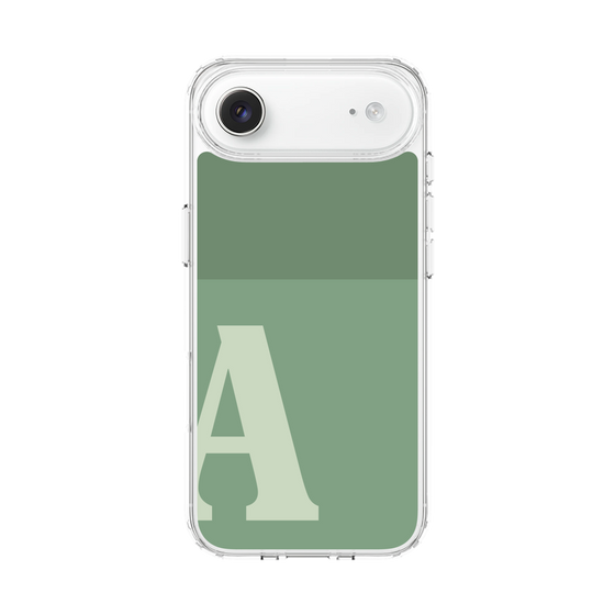 スリムプロテクションケース［ オリジナル - initial two tone - A green ］