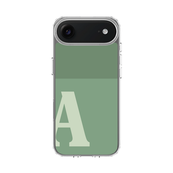 スリムプロテクションケース［ オリジナル - initial two tone - A green ］