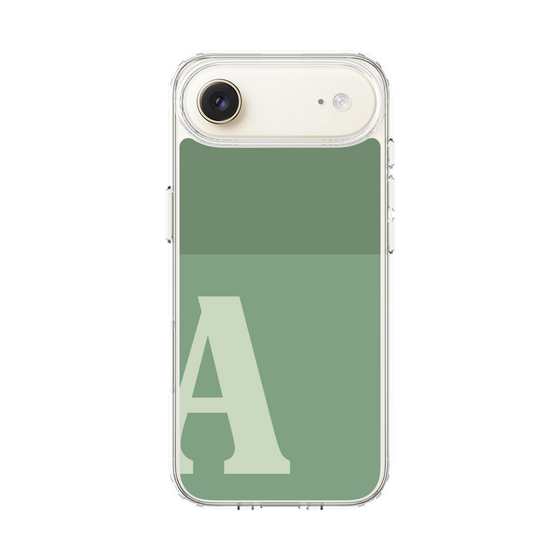 スリムプロテクションケース［ オリジナル - initial two tone - A green ］