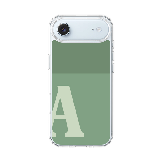 スリムプロテクションケース［ オリジナル - initial two tone - A green ］