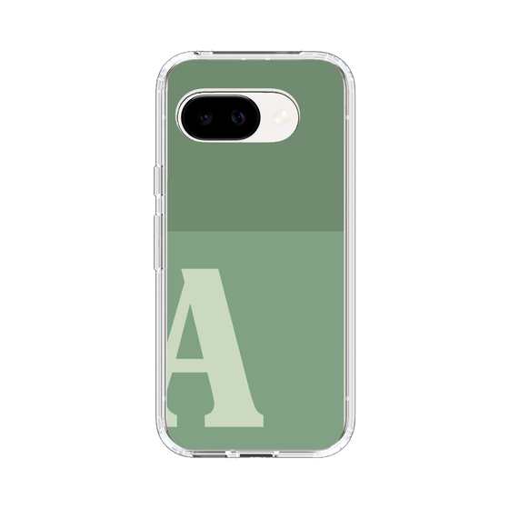 スリムプロテクションケース［ オリジナル - initial two tone - A green ］