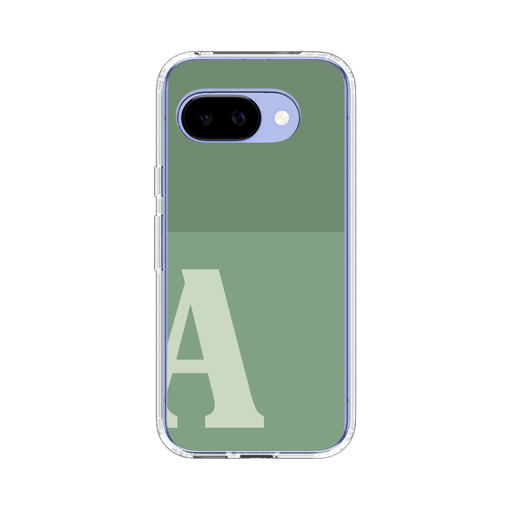 スリムプロテクションケース［ オリジナル - initial two tone - A green ］