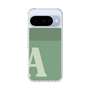 スリムプロテクションケース［ オリジナル - initial two tone - A green ］