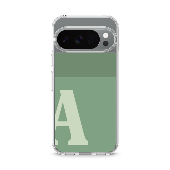 スリムプロテクションケース［ オリジナル - initial two tone - A green ］