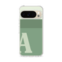 スリムプロテクションケース［ オリジナル - initial two tone - A green ］