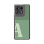 スリムプロテクションケース［ オリジナル - initial two tone - A green ］