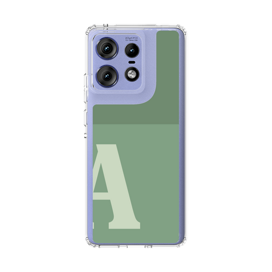 スリムプロテクションケース［ オリジナル - initial two tone - A green ］