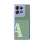 スリムプロテクションケース［ オリジナル - initial two tone - A green ］