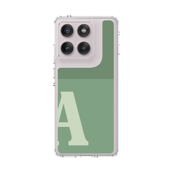 スリムプロテクションケース［ オリジナル - initial two tone - A green ］