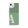 スリムプロテクションケース［ オリジナル - initial two tone - A green ］