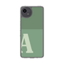 スリムプロテクションケース［ オリジナル - initial two tone - A green ］