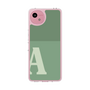 スリムプロテクションケース［ オリジナル - initial two tone - A green ］