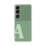スリムプロテクションケース［ オリジナル - initial two tone - A green ］