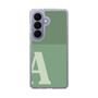 スリムプロテクションケース［ オリジナル - initial two tone - A green ］