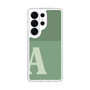 スリムプロテクションケース［ オリジナル - initial two tone - A green ］