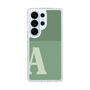 スリムプロテクションケース［ オリジナル - initial two tone - A green ］