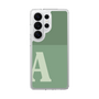 スリムプロテクションケース［ オリジナル - initial two tone - A green ］