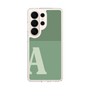 スリムプロテクションケース［ オリジナル - initial two tone - A green ］