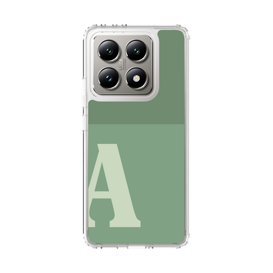 スリムプロテクションケース［ オリジナル - initial two tone - A green ］