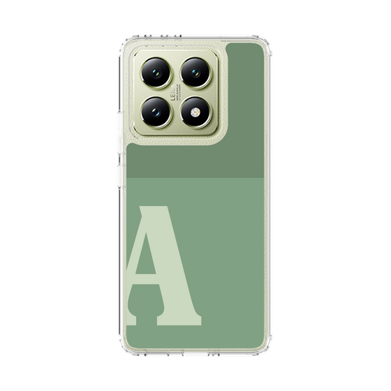 スリムプロテクションケース［ オリジナル - initial two tone - A green ］