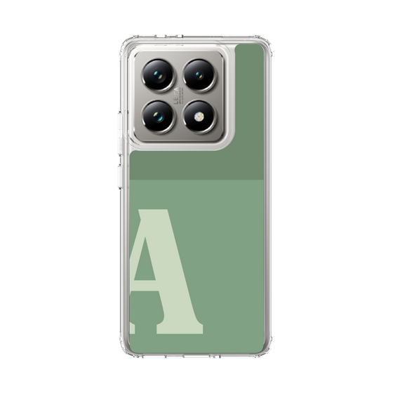 スリムプロテクションケース［ オリジナル - initial two tone - A green ］