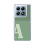 スリムプロテクションケース［ オリジナル - initial two tone - A green ］