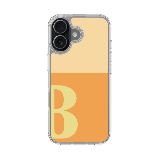 スリムプロテクションケース［ オリジナル - initial two tone - B orange ］