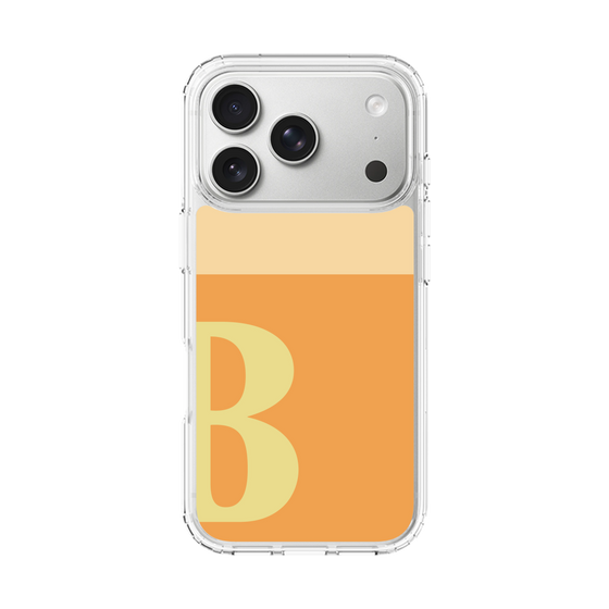 スリムプロテクションケース［ オリジナル - initial two tone - B orange ］
