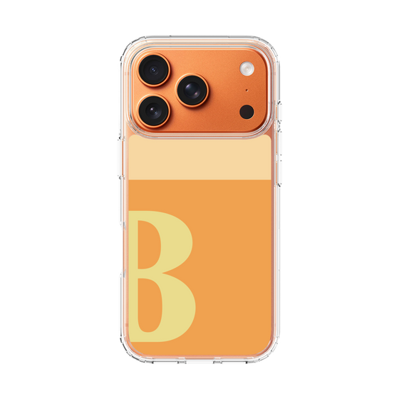スリムプロテクションケース［ オリジナル - initial two tone - B orange ］