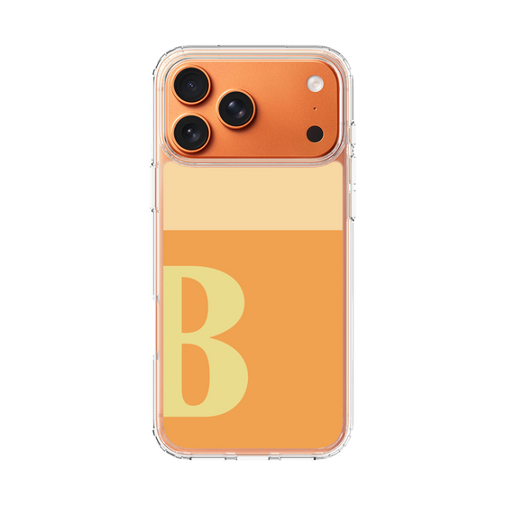 スリムプロテクションケース［ オリジナル - initial two tone - B orange ］