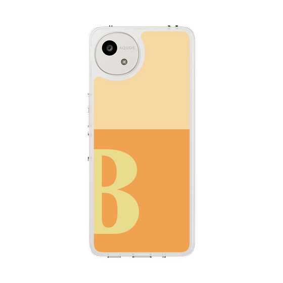 スリムプロテクションケース［ オリジナル - initial two tone - B orange ］