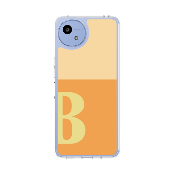 スリムプロテクションケース［ オリジナル - initial two tone - B orange ］