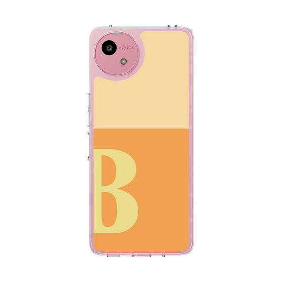 スリムプロテクションケース［ オリジナル - initial two tone - B orange ］