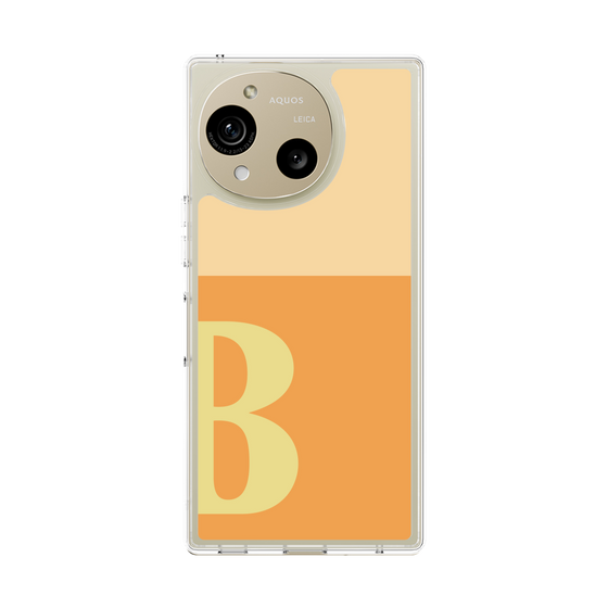 スリムプロテクションケース［ オリジナル - initial two tone - B orange ］