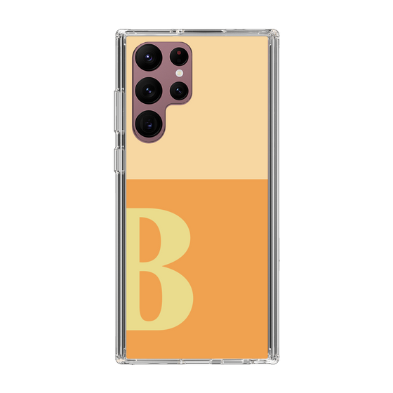 スリムプロテクションケース［ オリジナル - initial two tone - B orange ］