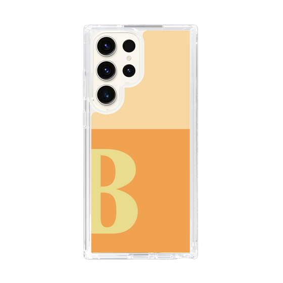 スリムプロテクションケース［ オリジナル - initial two tone - B orange ］