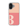 スリムプロテクションケース［ オリジナル - initial two tone - B pink ］