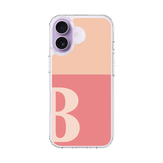 スリムプロテクションケース［ オリジナル - initial two tone - B pink ］