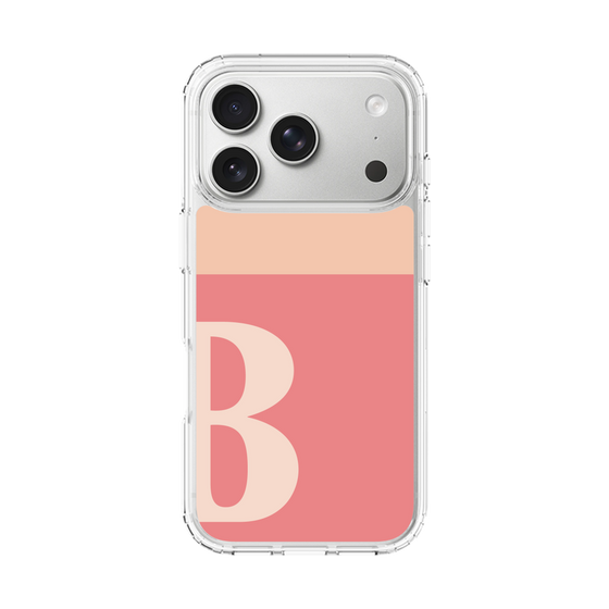 スリムプロテクションケース［ オリジナル - initial two tone - B pink ］