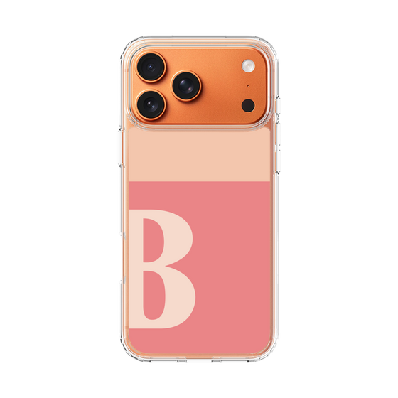 スリムプロテクションケース［ オリジナル - initial two tone - B pink ］