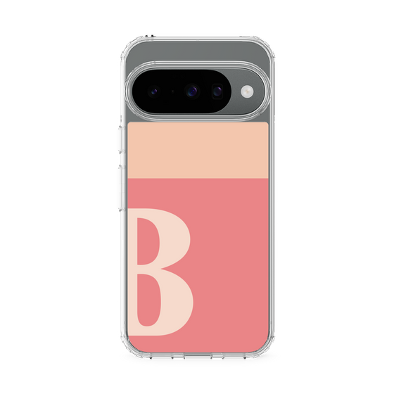 スリムプロテクションケース［ オリジナル - initial two tone - B pink ］