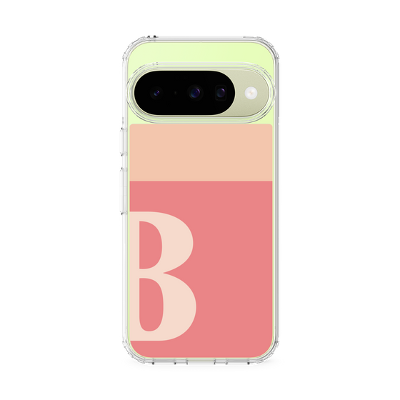 スリムプロテクションケース［ オリジナル - initial two tone - B pink ］