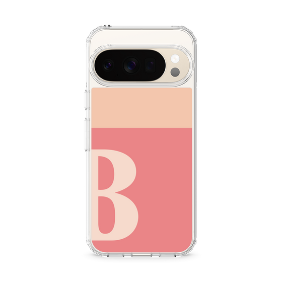 スリムプロテクションケース［ オリジナル - initial two tone - B pink ］