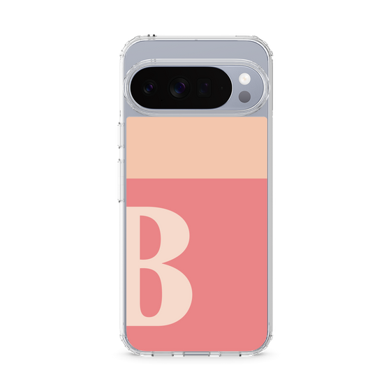 スリムプロテクションケース［ オリジナル - initial two tone - B pink ］