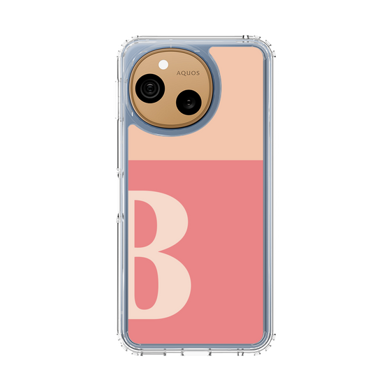 スリムプロテクションケース［ オリジナル - initial two tone - B pink ］